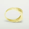 thumbnail image 5 of LBG British Made 14k Yellow Gold Natural Diamond Mens Band Ring - 25 size options - Size 12, 5 of 6