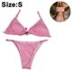 thumbnail image 2 of Tanga Bikini Traje de baño de dos piezas para mujer Triángulo Top Cuerpo inferior brasileño, 2 of 5