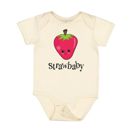 

Inktastic Cute Strawberry Strawbaby Gift Baby Boy or Baby Girl Bodysuit