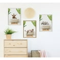 thumbnail image 6 of Kate and Laurel Sylvie Leopard in Bali Bath Framed Canvas Wall Art by Amy Peterson Art Studio, 18x24 Natural, Cute Animal Bathtub Art for Wall, 6 of 6