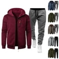 thumbnail image 5 of guisaled Mens Tracksuits Sweatsuits for Men 2 Piece Sets Outfits Long Sleeve Casual Full Zip Athletic Hoodie Jogging Sportswear Deals, 5 of 6