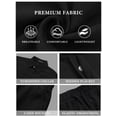thumbnail image 5 of RICHCOIN Mens 2 Piece Outfit Summer Beach Short Sleeve Button Down Shirts and Shorts Vacation Sets for Men, 5 of 7