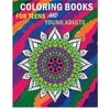 Coloring Books for Teens and Young Adults: Happy Mandala Coloring Page (+100 Pages)