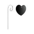 thumbnail image 2 of Heart Shaped Blank Acrylic Plant Tags, Waterproof Garden Plant Markers With Stainless Steel Stakes, Diy Seed Flower Herb Labeling Tools For Outdoor Home Garden Lawn Patio--, 2 of 6