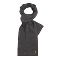 thumbnail image 1 of Lyle & Scott Logo Lambswool Blend Ribbed Scarf, 1 of 3