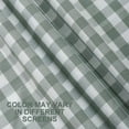 thumbnail image 6 of Set of 2 Farmhouse Sage Green Gingham Throw Pillow Covers 18x18 Checkered Plaid Decorative Pillow Cover Classic Retro Plaid Decor for Room Patio and Porch, Grey Green and White Gingham, 6 of 6