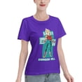 thumbnail image 2 of Women's Basic Short Sleeve T-Shirt Super Saiyan, 2 of 6