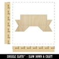 thumbnail image 2 of Banner Outline Wood Shape Unfinished Piece Cutout Craft DIY Projects - 6.25 Inch Size - 1/8 Inch Thick, 2 of 7