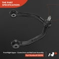 thumbnail image 4 of A-Premium Set of 8, Front Upper Lower Control Arm, Front & Rear Sway Bar Link, Compatible with Ford Thunderbird 1993-1997, Mercury Cougar 1993-1997, 4 of 9