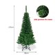 thumbnail image 2 of Costway 135 cm Árbol de Navidad Artificial Abeto de Bisagra Iluminado con 226 Ramas con 150 Luces Led Coloreadas Base Plegable de Metal, 2 of 7