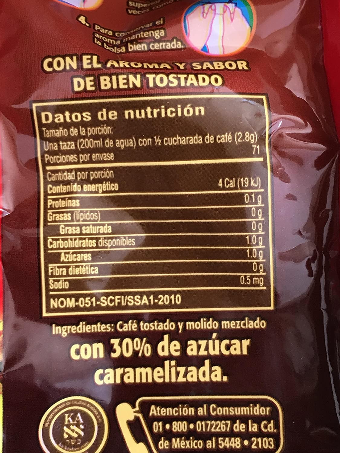 Cafe Mexican Ground Coffee 7 Ounces (Pack of 2) - Cafe Legal Mexicano (Pack of 2)
