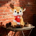 thumbnail image 6 of Big Savings karymi Christmas Deer Plush Doll with Scarf Soft Stuffed Animal Toy Festive Holiday Gift for Children Bedroom Decor 9 Inch Women Gifts The Big Save Winter Savings, 6 of 6