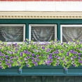 thumbnail image 3 of ZOELNIC 8Pcs Artificial Flowers Outdoor UV Resistant Fake Flowers ,Faux Plastic Flower Greenery Shrubs Plants for Indoor Outside Hanging Planter Home Garden Decoration, 3 of 8