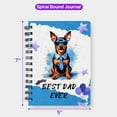thumbnail image 5 of Happy Father's Day Best Miniature Pinscher Cool Dad Ever Spiral Bound Journal Mini Pin Dog Lover 5x7in Spiral Notebook - 12007, 5 of 5