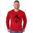 thumbnail image 5 of Spirit Mountain Diamond Spiritual Long Sleeve TShirt Men Women Brisco Brands L, 5 of 6