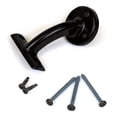 thumbnail image 3 of Aluminum Handrail Direct AHR Aluminum Wall Handrail w/ Mounts (8' Length,Oiled Bronze) USA Made, 3 of 5