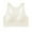 Beige, variant on Kiijoy Teen Girls Seamless Racerback Sports Bra Breathable Workout Tank Top, Sizes 14-16