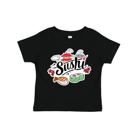 

Inktastic Cute Sushi Illustration Gift Toddler Boy or Toddler Girl T-Shirt