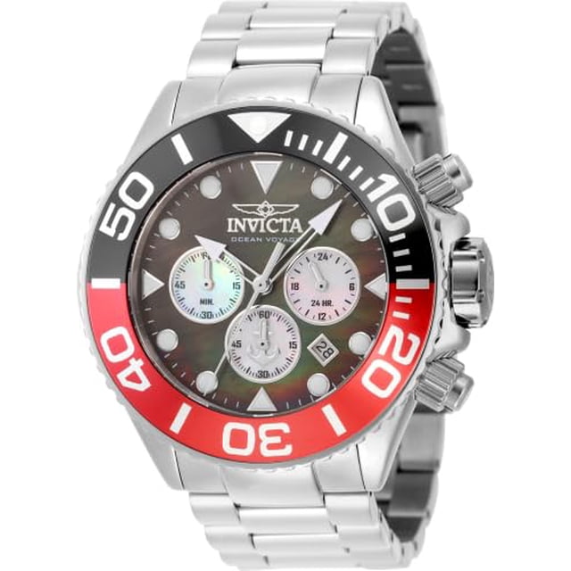 Reloj Invicta Ocean Voyage de 52 mm en acero inoxidable, cuarzo