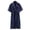 A-Navy190, variant on Women's Printed Wrap Robe Cozy Soft Breathable Lightweight Kimono Bath Sleep Robe