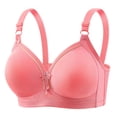 thumbnail image 2 of Hrsba Womens Plus Size Bra,Women's Large Size Adjustable Push-Up Breathable Full Cup Bra Without Wires,Womens Casual Summer Bra,Womens Bra, 2 of 4