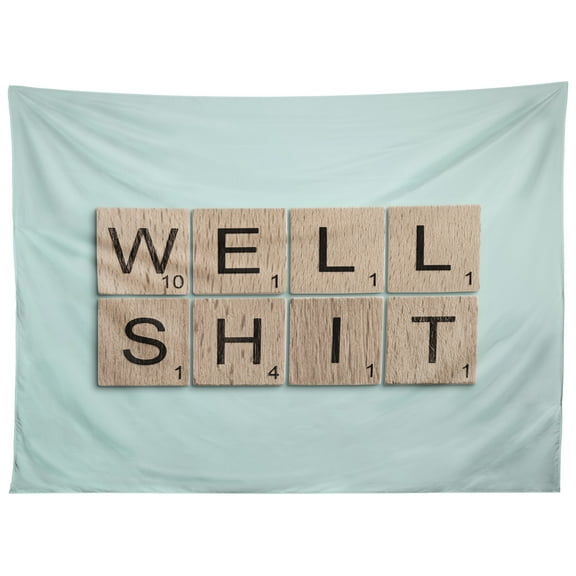 Society6 Mile High Studio Well Shit 60" x 80" Tapestry