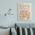 thumbnail image 4 of Stupell Industries Happy Thanksgiving Phrase White Autumn Pumpkins Holiday Painting Gallery Wrapped Canvas Art Print Wall Art, 30 x 40, 4 of 5