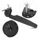 thumbnail image 2 of Nouveaux kits de matériel de contrôle de direction de pied de gouvernail de bateau de pêche en plastique noir pour canoë kayak, 2 of 4