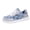 Silver, variant on Rokment Womens Distressed Checkered Denim Platform Fashion Sneakers Casual Canvas Lace up Low Top Walking Flat Tennis Skate Shoes Spring Fall