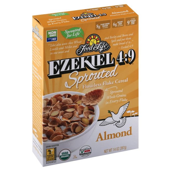 Food For Life, Ezekiel 49, Almond Sprouted Flourless Flake Cereal