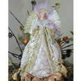 thumbnail image 3 of Northlight 16" Ivory and Gold Angel in Sequined Gown Christmas Tree Topper, 3 of 3