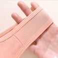 thumbnail image 6 of Hduncf Daisy Bras for Older Women Front Closure Bra Full Coverage Comfortable Bras No Underwire Breathable Plus Size Bra Pink 48, 6 of 8