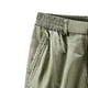 thumbnail image 4 of pstuiky Pantalones cortos deportivos para hombre, Pantalones cortos deportivos de moda para hombre, multibolsillos, informales, de verano, con cintura elástica, 4 of 5