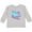 Athletic Heather, variant on Inktastic Cute Narwhal I'm a Unicorn of The Sea Girls Long Sleeve Toddler T-Shirt