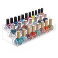 thumbnail image 1 of MineSign Organizador de esmalte de uñas, bandeja de acrílico transparente para esmalte de uñas, vitrina de esmalte de uñas, soporte de aceites esenciales de 3 capas, organizador de maquillaje, 1 of 5