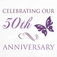 thumbnail image 3 of CafePress - 50Th Anniversary (Butterfly) Golf Shirt - Golf Shirt, Pique Knit Golf Polo, 3 of 4