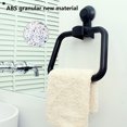 thumbnail image 1 of Towel Ring Punch Free Wall Mounted Space-saving Removable Simple Installation Good Weight Capacity ABS Hand Towel Holder with Strong Suction Base Home Supplies, 1 of 7