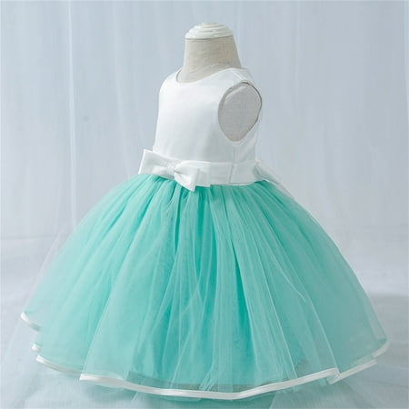 

PEASKJP Sun Dresses Girls Summer Casual Toddler Girls Sleeveless Floral Prints Boho Ruffled A-Line Pageant Dress Strappy Swing Casual Dresses for Girls Green 2-3 Years