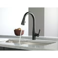 thumbnail image 4 of Delta 9113-BL-DST Essa Single Handle Pull-Down Kitchen Faucet in Matte Black, 4 of 9