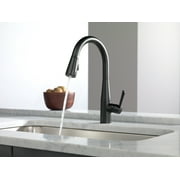 Delta 9113-BL-DST Essa Single Handle Pull-Down Kitchen Faucet in Matte Black