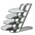thumbnail image 2 of Visol VAC348 Remy Stainless Steel Round Coaster Set with Holder, 2 of 2