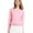511_Pink, variant on AJHSAKLt Pullover Sweaters for Women New Round Neck Long Sleeve Loose Solid Knit Bottom Shirt Lightweight Sweaters for Women Pink