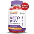 thumbnail image 2 of (2 Pack) Turbo Ripped Keto ACV Gummies 1000MG Dietary Supplement 120 Gummys, 2 of 6