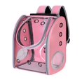 thumbnail image 2 of Transportín transpirable para mascotas Sunnimix 3 paneles de malla transparente para perros pequeños y gatos Rosa, 2 of 6
