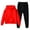 Z2 Red, variant on LIhncine Girls Boys 2 Piece Tracksuit Athletic Sweatsuits Sets Hooded Sweatshirt and Jogger Sweatpants Clothing Sets for Kids