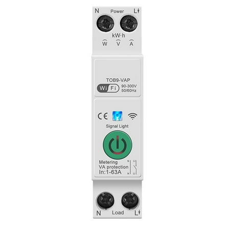 

WiFi Intelligent Circuit Breaking Protection Electric Energy Measuremen withTUYA