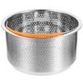 thumbnail image 1 of Miangastore Rice Cooker Steam Tray Stainless Steel Silver 1Pack 8.5X8.5X4.5In, 1 of 8