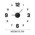 thumbnail image 3 of Giunmcul Holiday Saving Large Wall Clock Watch DIY Sticker Wall Clocks Pared Home Decoration Special Living Room Home Decoration Office Shop Art Decor, 3 of 4