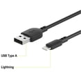 thumbnail image 5 of onn. Lightning to USB Cable, Black, 6', 5 of 8