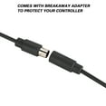 thumbnail image 4 of Fil de Remplacement USB 5 Broches, 2,5 M avec Câble Gamepad Adaptateur, pour, 4 of 8